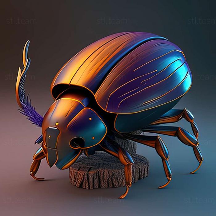 3D model Chrysolina bankii (STL)